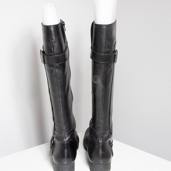Nine West Ladies Vasookie Riding Boot with Buckles - Picture 6 of 7